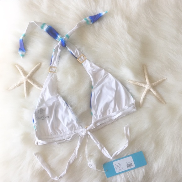 🌊🆕 Beach Bunny ✪ Bikini Halter Top ✪ Tie Dye - Picture 7 of 8